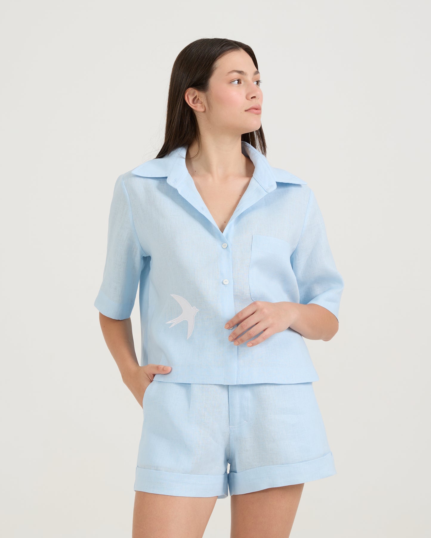 Camisa Andorinha Azul Spum